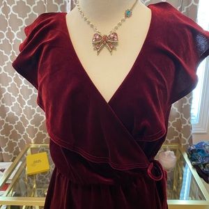 Aqua by Bloomingdales Velvet like dress